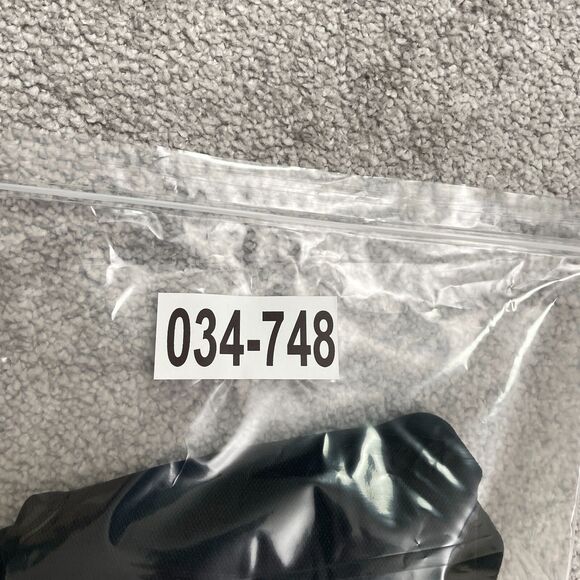 Tesla Performance Stretch Polo Shirt Womens Large Black Hidden Button Ladies - Picture 12 of 12